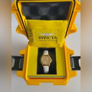 Invicta Angel Watch White/Gold NWT